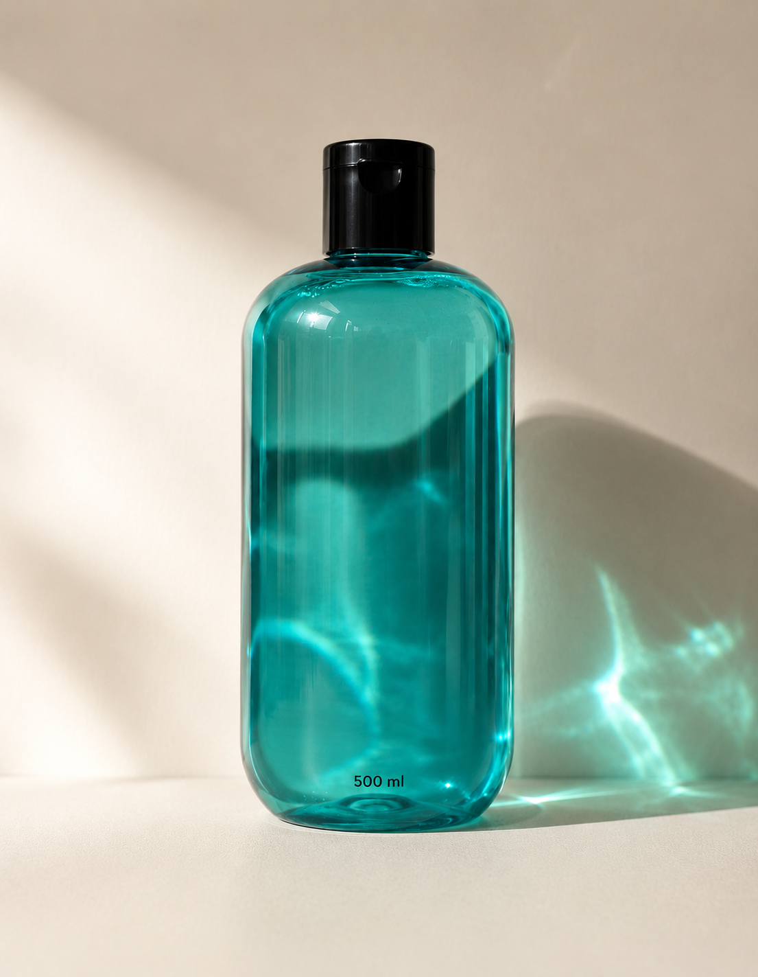 Rushaya AquaSilk Shampoo 500 ml teal bottle